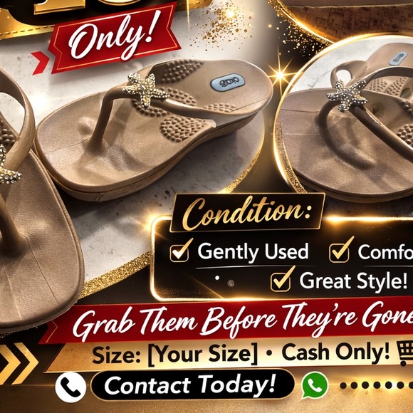 OKA b. Tan Starfish Sandals - Picture 1 of 3